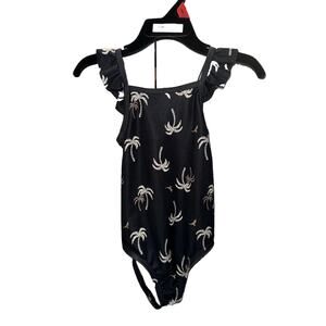 Carters Girls One- Piece Palm Tree Gray Swimsuit New With Tags Size 2T New